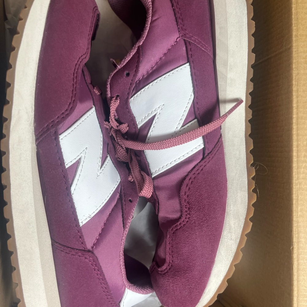 New Balance Red Purple Sneakers